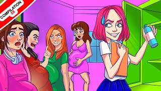 My Classmates Got Pregnant Because Of Me 🤰 TOP 5 PREGNANCY STORIES [upl. by Kirre]