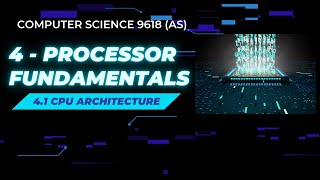 41  CPU Architecture Part 2 FetchDecodeExecute Cycle  Computer Science 9618 AS Level [upl. by Goulden]