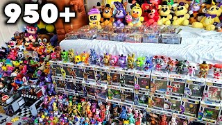 The LARGEST Five Nights At Freddys Merch Collection  2023 Complete Fnaf Collection [upl. by Sillsby735]