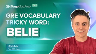 GRE Vocabulary Tricky Words Series 📗 Belie [upl. by Ayad]