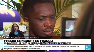 Informe desde París el premio Goncourt fue otorgado al escritor senegalés Mohamed Mbougar Sarr [upl. by Bijan832]