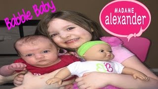 Madame Alexander Babble Baby Doll Review [upl. by Hennie]