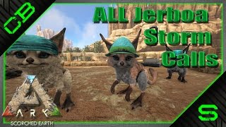 ARK Scorched Earth  All Jerboa Storm Warning Calls [upl. by Baese]