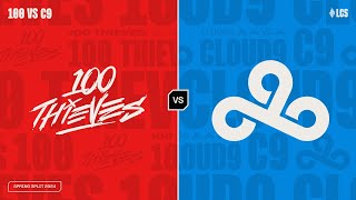 100 v C9  Week 1 Day 2  LCS Spring Split  100 Thieves v Cloud9 2024 [upl. by Mccallum]