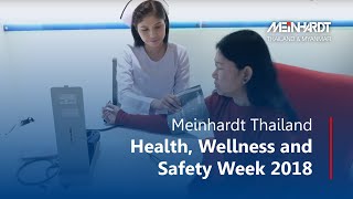 Meinhardt Thailand Health Wellness and Safety week 2018 [upl. by Aciria]