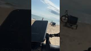 Powerful ebike on the beach short powerful bikes [upl. by Limoli]