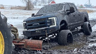 Mudding the 100000 F350 Until it’s Ruined [upl. by Teodoro]