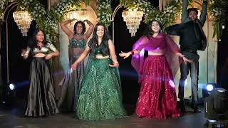 Mahima Friends Sangeet Dance Performance [upl. by Siulesoj]