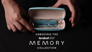 Unboxing The Bendable Eyeglasses  Memory Metal  Lenskart Unboxing  Lenskart [upl. by Alletniuq233]