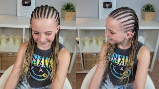 Trenzas africanas paso a paso 😍  Tutorial de las trenzas del verano [upl. by Euginomod]