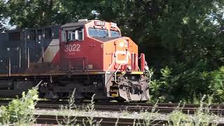 2 locomotives  train de potasse vide 8 min pour passer [upl. by Hsepid]