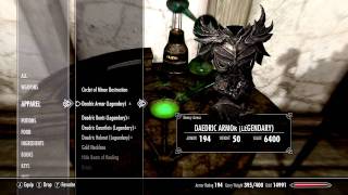 Skyrim UNLIMITED Damage Armor Rating GUIDE [upl. by Akimyt418]