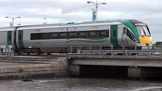 Irish Rail 22000 Class Intercity Train  Crescent Quay Wexford [upl. by Margareta144]