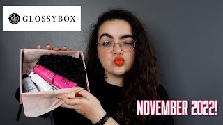 GLOSSYBOX UNBOXING NOVEMBER 2022  LadyArtist [upl. by Fanechka]