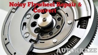 HOW TO CONVERT DUAL MASS FLYWHEEL TO SINGLE MASS  DUAL FLYWHEEL PROBLEMS amp SOLUTIONS  AUTOKRAZE [upl. by Nanine]