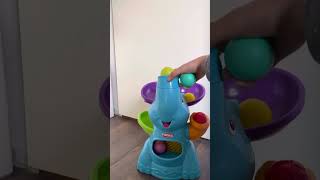 Playskool Poppin’ Park Elefun Busy Ball Popper Toy [upl. by Enelrihs]