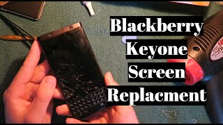 Blackberry KeyOne Screen Replacement THE EASY WAY Works on Key2LE [upl. by Alhak]