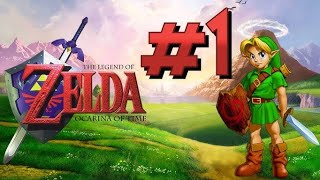 The legend of zelda ocarina of time 1Vamo a curar al glan albol Deculon xd versión n64 [upl. by Rowland109]