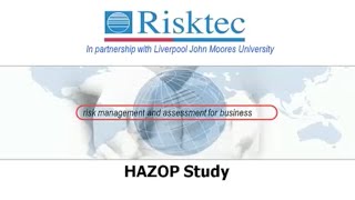 HAZOP Study Risk and Safety Management [upl. by Hsetirp]