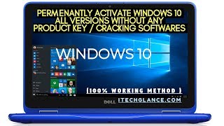 HOW TO PERMANENTLY ACTIVATE WINDOWS 10 ALL VERSIONS WITHOUT ANY PRODUCT KEYCRACKING SOFTWARES [upl. by Nosaj]