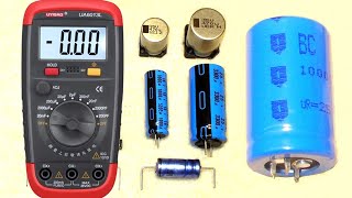 Look inside the capacitor measurement UYIGAO UA6013L [upl. by Necaj]