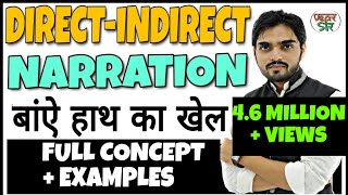 Direct and Indirect Speech in English Grammar  Narration in English Grammar  ChangesRulesConcept [upl. by Avilla348]