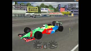 VDrift  Comparison Between the Benetton B188 1988 and the McLaren MP44 1988 At Monza [upl. by Ainez200]