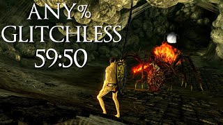 Dark Souls Remastered Any Glitchless Speedrun 5950 PB [upl. by Liddy450]