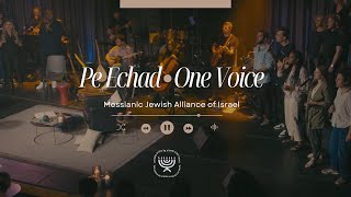 HEBREW WORSHIP from Israel  PE ECHAD  ONE VOICE Live [upl. by Einnod482]