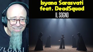 Isyana Sarasvati feat DeadSquad  IL SOGNO Official Music Video Reaction [upl. by Ardnauqal690]