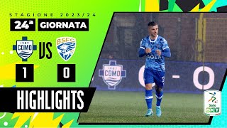 Como vs Brescia 10  La decide ancora Gabriel Strefezza  HIGHLIGHTS SERIE BKT 2023  2024 [upl. by Krucik]