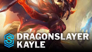 Dragonslayer Kayle Skin Spotlight  League of Legends [upl. by Eetnod337]