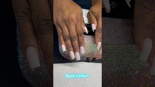 Nail Day  4 week Fill In 🩵🩵🩵nails naildeas nailart naildesign nailtech acrylicnails fyp [upl. by Ahsian498]