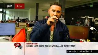 Shindy  NWA live bei Joiz TV [upl. by Ajaj]