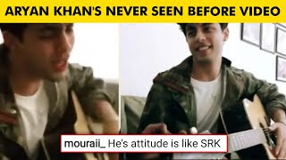 Shahrukh Khans Son Aryan Khans UNSEEN Video Showcases New Talent  Fans React [upl. by Auburta]