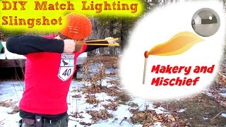 DIY Match Lighting Slingshot and how to make it in just a 5 Minutes [upl. by Lavoie981]