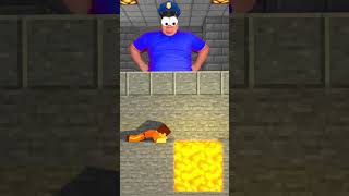 New Prison Escape Mining Challenge Help Herobrine Escape Nikocado Barry Prison Run Challenge [upl. by Puritan]