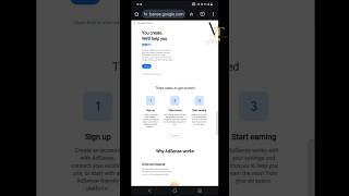 How to sign in Adsense account  how to create google adsense account  viralvideo [upl. by Dachia]
