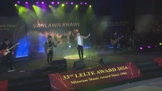 Van lawn khawl The Scavenger Project Live at Lelte Awards 2024 [upl. by Livi761]