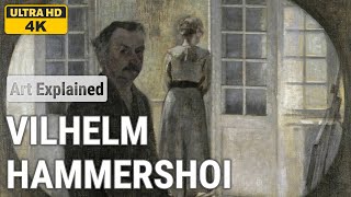 Vilhelm Hammershoi A collection of 10 oil paintings with title and year 19101912 4K [upl. by Pruter]