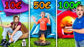 10€ VS 50€ VS 100€ pour SURVIVRE  Budget Challenge [upl. by Salba351]