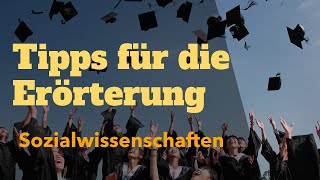 Hinweise für die Erörterung in Sozialwissenschaften 😇 SoWi Abitur Vorbereitung für die Klausur ✅ [upl. by Franny]