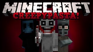 Minecraft КРИПИПАСТА Jeff the Killer Squidwards Suicide и тд Обзор модов CreepyPastaCraft [upl. by Bekelja]