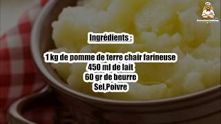 Recette  Purée de pomme de terre  Thermomix [upl. by Yeoz]