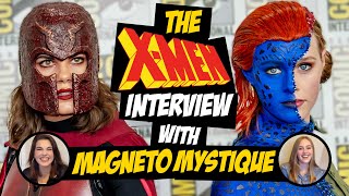 The Magneto Mystique Cosplayers Interview from ComicCon XMen Cosplay [upl. by Jimmie475]