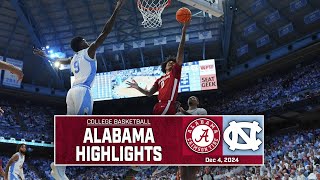 Alabamas Highlights vs North Carolina  HD  2024 CBB [upl. by Innig]