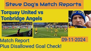 Torquay United vs Tonbridge Angels [upl. by Siubhan]