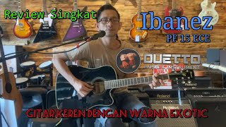 Review  Ibanez PF15ECE Black Duettomusic [upl. by Pebrook]