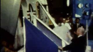 Apollo 11 Astronauts Arrive on USS Hornet amp Enter Mobile Quarantine Facility [upl. by Eecart]