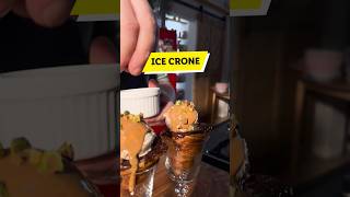 Ice Crone – lody w croissancie 🍨🥐 kuchnialidla pawełmałecki lody croissant bongelati [upl. by Intruok]